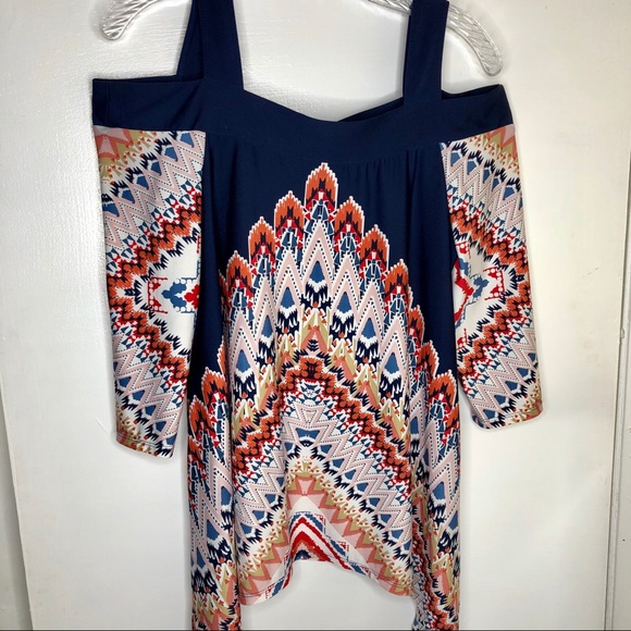 Coco Bianco Tops - Coco Bianco | Aztec Printed | Blouse